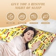 thumbnail image 4 of Gaeub Funny Construction Vehicles Printed Long Body Pillowcase Envelope Closure 1 Pack Wrinkle for Night Sweats - 20x54 in, 4 of 8
