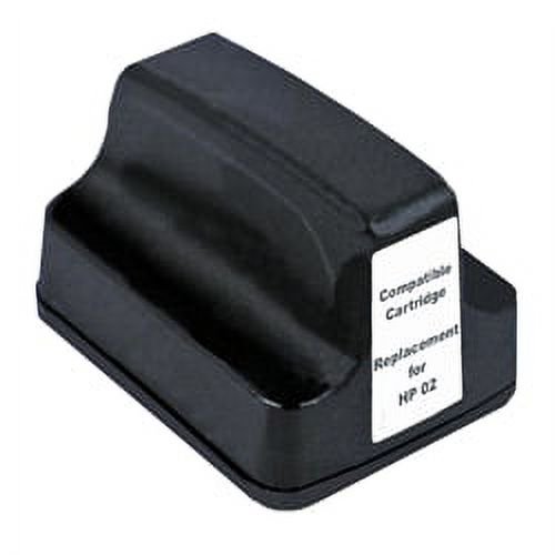 FantasTech Inkjet Cartridge compatible with the #C8721WN (HP 02) Black Cartridge for the HP Photosmart 3110, 3210, 3310, 8250, with Free Delivery in the USA