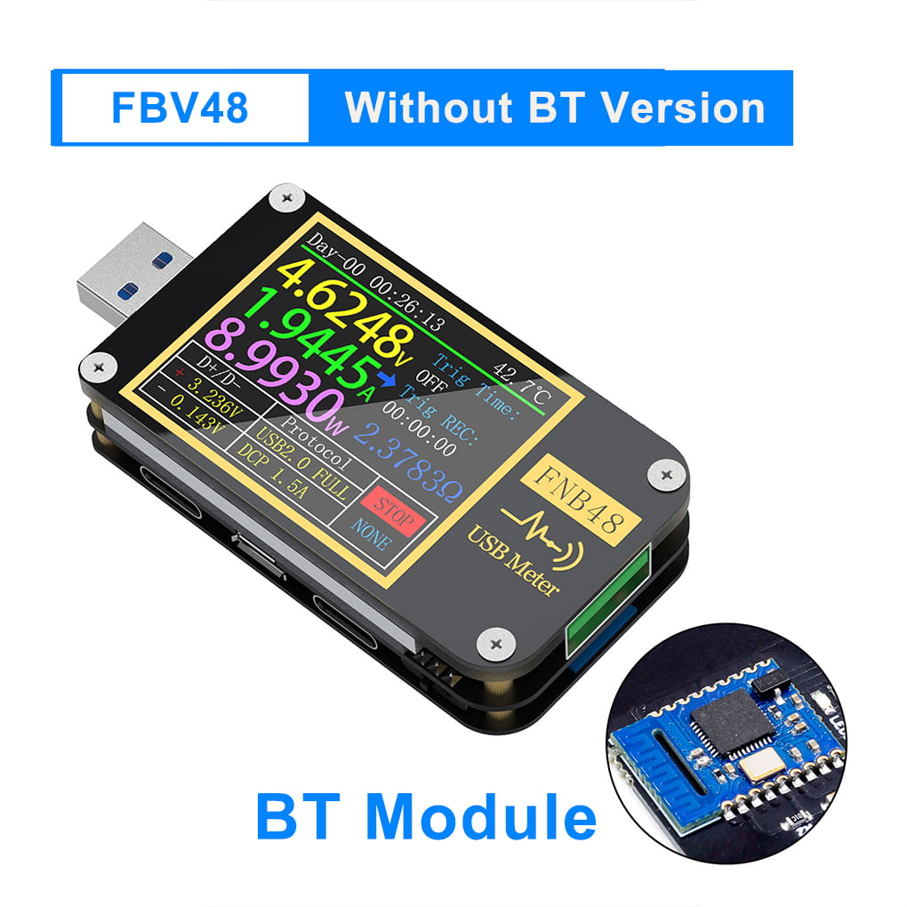 FNB48 PD trigger Voltmeter ammeter Current and Voltmeter USB tester QC4 PD LE 