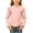 Pink, variant on WDWYY Little Girls Cotton Long Sleeve Top Loose Fit Casual Crew Neck Ruffle Shoulder Soft T Shirt Light Blue 4-5 Years