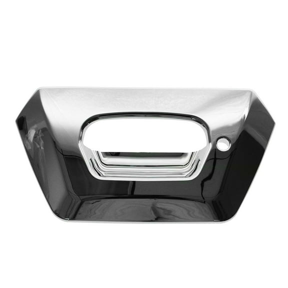TRQ Tailgate Handle Bezel Chrome with Lock Provision for 02-06 Chevy Avalanche DHA64771