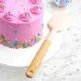 thumbnail image 3 of Mainstays Kitchen Spatula, Silicone Head and Faux Bamboo Handle, Light Gray, 3 of 10