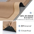 thumbnail image 5 of Antqov Bath Mat 16x47" Non Slip Long Bathroom Runner Thin Quickly Dry Bathroom Rugs Washable Bath Rug for Bathroom Home Floor, 5 of 6