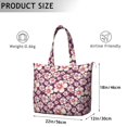 thumbnail image 5 of Flower Women's Large Weekend Travel Bag Moving Canvas Handbag Thick Double Layer Beach Weekend Travel Unisex Hospital Maternity Delivery with Toiletry Waterproof, 5 of 5