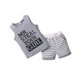 thumbnail image 1 of Jumpingount Yinyinxull - Conjuntos de 2 piezas sin mangas para bebés y niños pequeños, camisetas sin mangas de verano, pantalones cortos, conjuntos de conjuntos de ropa Gris 90cm Jumpingount  AP002834-03, 1 of 6