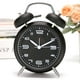 thumbnail image 3 of Reloj Despertador de Doble Campana con luz Nocturna, Gran Esfera de 4 Pulgadas, batería de Reloj Despertador Ruidoso, sin tictac, silencioso, Timbre de Alarma Retro, Unidad de Cuarzo (Negro), 3 of 4