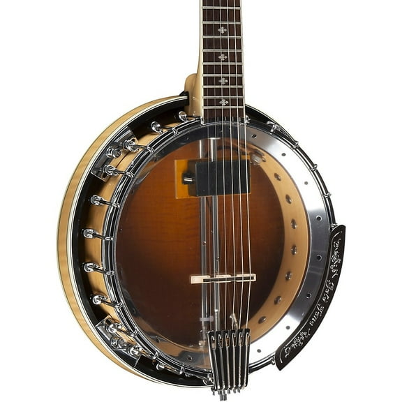 Gold Tone Professional 6-String Banjitar For Left Hand Players Gloss Natural