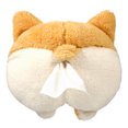 thumbnail image 1 of FELTECHELECTR 1 servilletero para visera de coche, organizador de pañuelos, dispensador de servilletas con forma de trasero de corgi, dispensador de pañuelos de peluche decorativo, 1 of 5
