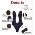 thumbnail image 3 of Women Body Shaper Slips - Backless Bra G-string - U Plunge Underdress Shapewear, 3 of 5