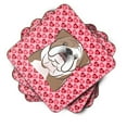 thumbnail image 2 of English Bulldog  Foam Coaster Set of 4, 2 of 3