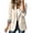 Beige, variant on Women's Lightweight 3/4 Sleeve Blazer Slim Fit Notched Lapel Business Casual Jacket Spring Summer Suit Jacket with Pockets, Beige