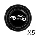thumbnail image 2 of 5 Pieces Car Door Collision Gasket Shock Absorbing Noise Reduction Decorative Accessories Silicone Pad Buffer Cushion for Truck RV kusrkot Junta anticolisión de coche, 2 of 2