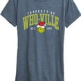 thumbnail image 3 of Dr. Seuss - The Grinch - Whoville Collegiate - Women's Short Sleeve Graphic T-Shirt, 3 of 5