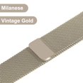thumbnail image 1 of Correa de Metal para Samsung Galaxy Watch 4, 5, 6, Active 2, 40mm, 44mm, pulsera de repuesto de bucle magnético milanés clásico, 1 of 4