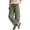 Army Green #039, variant on Linen Barrel Pants Women - 2026 Summer Cotton Linen Harem Pants with Pockets Plus Size Lightweight Cropped Pant, XL