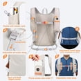thumbnail image 4 of FUZHIQ Small Hiking Backpack for Men Women Foldable Packable Back Pack Ultralight Hiking Daypack for Travel Camping Outdoor, Beige, 4 of 6