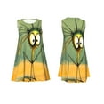 thumbnail image 7 of Pofeuu Quirky Cartoon 123 Print Women's Sleeveless Dress, Loose Fit Summer Dress, Casual Tank Dress for Women, 7 of 7