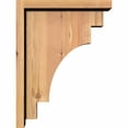 thumbnail image 3 of 5 1/2"W x 12"D x 16"H Mediterranean Smooth Corbel w/Backplate, Western Red Cedar, 3 of 9