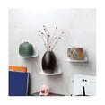 thumbnail image 3 of Acrylic Floating Wall Shelves Set 3 For Security Cameras, Baby Monitors, Speakers,universal Small Wall Shelf,white, 3 of 5