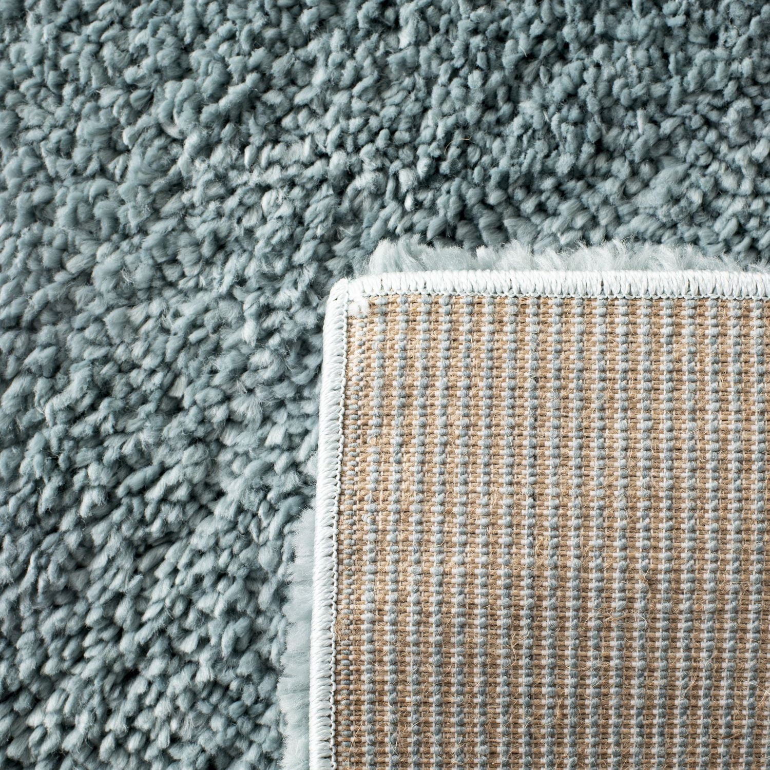 SAFAVIEH August Carlene Solid Plush Shag Area Rug