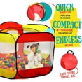 thumbnail image 7 of Artrylin Ball Pit Play Tent for Kids - 6-Sided Ball Pit for Kids Toddlers and Baby - Fill with Plastic Balls or Use as an Indoor / Outdoor Children Playhouse Tent, 7 of 7