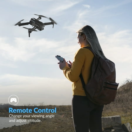 Vivitar - Sky Hawk 4K Drone with Built-in Wifi - Black