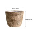 thumbnail image 2 of EIMELI  Hand Woven Planter Basket Rustic Plant Container Straw Flower Pot with Plastic Liner, 2 of 6