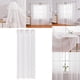thumbnail image 4 of Ventana transparente blanca Material respetuoso con el medio ambiente Cómodo Artesanía exquisita Cortina transparente para balcón Puerta de la , 100cmx130cm C-100cmx130 cm Yotijar Ventana de gasa transparente, 4 of 10