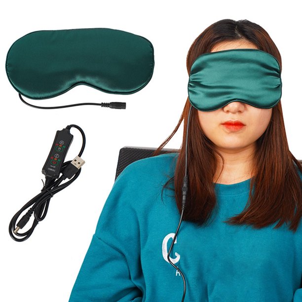 Naierhg Eye Cover Multispeed Temperature Control Silk Wool Sleeping