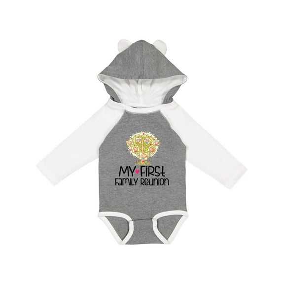 Inktastic My First Family Reunion Boys or Girls Long Sleeve Baby Bodysuit