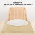 thumbnail image 2 of 4 Pcs Placemat Fashion PVC Dining Table Mat Plate Pads Coasters Table Cloth Pad(Gold), 2 of 8