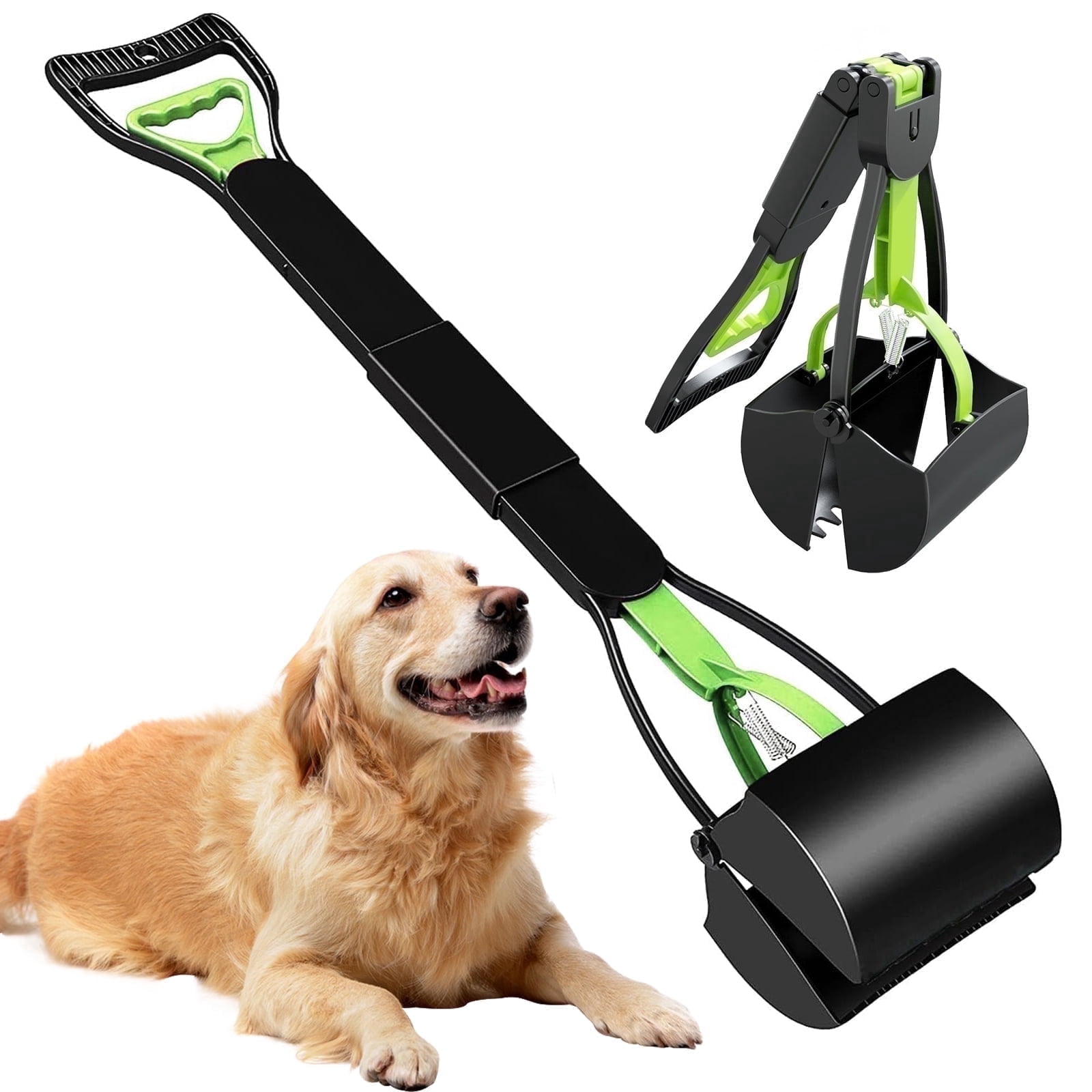 Absoke Folding Pooper Scooper with Long Handle photo 1