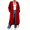 Red, variant on CBASIHI Womens Oversized Long Sweatshirts with Pockets- Loose Fit Casual Trendy Long Sleeve Fall Zip Up Hoodie Jackets Black Size S-2XL