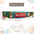 thumbnail image 5 of Santa Theme Christmas Banner Reindeer Design Merry Christmas Banner Snowy Night Christmas Tree Xmas Banner for Christmas Party Holiday Decoration Indoor Decor, 5 of 9
