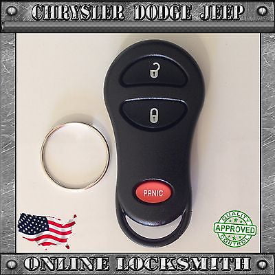 Dodge Keyless Entry Remote - New Replacement Keyless Entry Remote Shell Case Fob Chrysler Dodge 3 Buttons