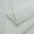 thumbnail image 3 of Yipa Tulle Curtains Panel Rod Pocket Sheer Window Curtain Treatments Long Voile Windows Drapes Light Filtering Lightweight Semi Solid Linen Textured White W: 52" x H: 45", 3 of 8