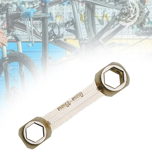 DYNWAVECA Bike Hexagon Wrench 10 in 1 Spanner Repair Tools Keychain Hardware Multifunction Tool for Sport Mountain Bike Outdoor