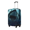 thumbnail image 2 of Fotbe Undersea Shark Luggage Cover Protector,Suitcase Protector,Scratch and Dirt Resistant,Fits 18-32 Inch Luggage-Medium, 2 of 9