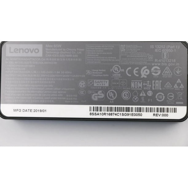 LENOVO IdeaPad Slim 5 15IRU9 83D0 20V 3.25A Genuine Original Power 