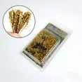 thumbnail image 3 of 1 Box Static Grass Tuft Model Lowland Shrubs Tuft Terrain Model Aritificial Plants DIY Miniature for Train Landscape Railroad Scenery (Yellow), 3 of 4