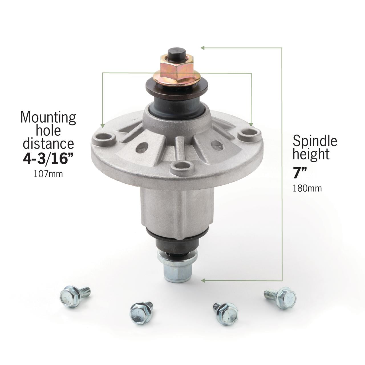 Terre Products, Lawn Mower Deck Spindle Assembly, Fits 42" to 48" Deck, Compatible with John Deere, Replacement for GY20454, GY20867, GY20962, GY21098