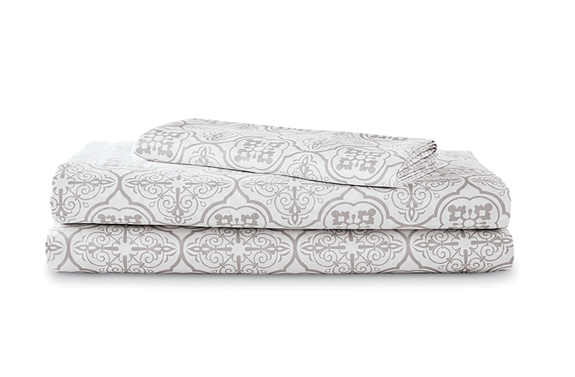 Mainstays White 10 Piece Bed in a Bag Comforter Set With Sheets, Full