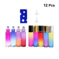 thumbnail image 2 of 9pcs Roller-ball Bottles Gradient Colorful Subpackaging Glass Bottle Perfume Roller Bottles Random Color With 1pc Bottle Opener And 2pcs Funnel, 2 of 3