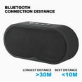 thumbnail image 4 of JilgTeok 1 Packs Portable Bluetooth Speaker Bluetooth 5.0 Stereo Speaker Support TF Card, AUX Cable, USB Flash Drive for Travel Camping Outdoor, 4 of 8