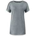 thumbnail image 2 of Orqqct Women Solid Color Short Sleeve Hollow Out Back Casual Loose T-Shirt, 2 of 4