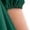 Green, variant on Women One Shoulder Beach Vacation Casual Puff Sleeve Tiered A Line Flowy Sun Dress Khaki L
