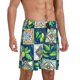 thumbnail image 2 of Fotbe Lemon and Leaves Pantalones Cortos de Pijama para Hombre, Ropa de Dormir, Pantalones de Pijama Cortos para Hombre-4X-Large, 2 of 6