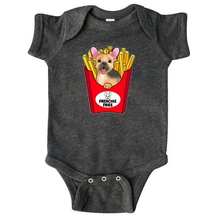 

Inktastic Cute Frenchie in French Fries Gift Baby Boy or Baby Girl Bodysuit