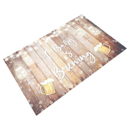 Image of Photography Background Cloth Baby Shower Decorations Beer Ornament Is Brewing Backdrop