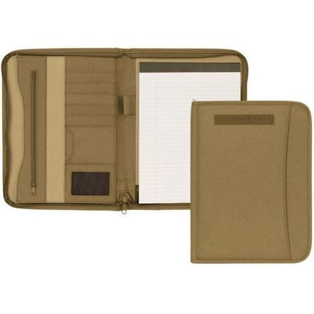 Mercury Tactical Zippered Padfolio, Coyote,